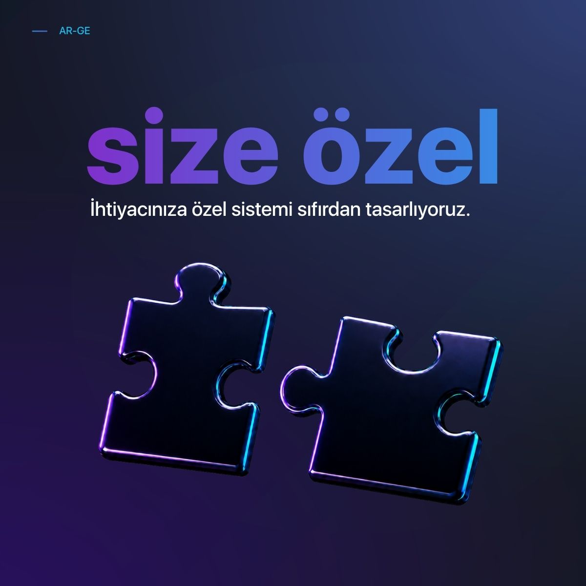 size özel · İhtiyaca Özel Sistem